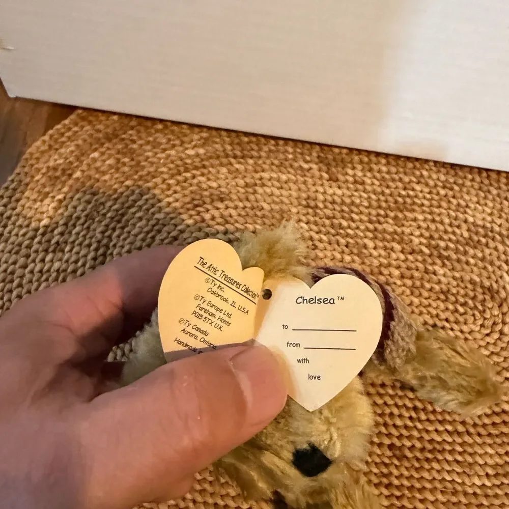 Ty Attic Treasures Collection Lot 4 Plush Bears Mouse Original Tags Retired